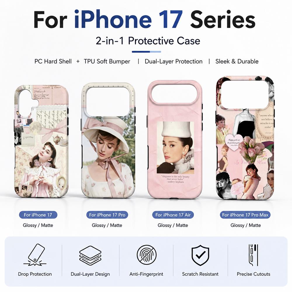 A-Audrey H-Hepburn Phone Case  - đánh giá và giá Phone Cases H&M