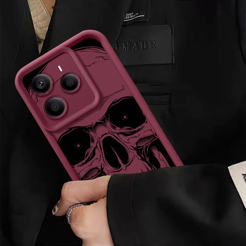 Cool Black Skull Print Phone C - đánh giá và giá Phone Cases Xiaomi 15