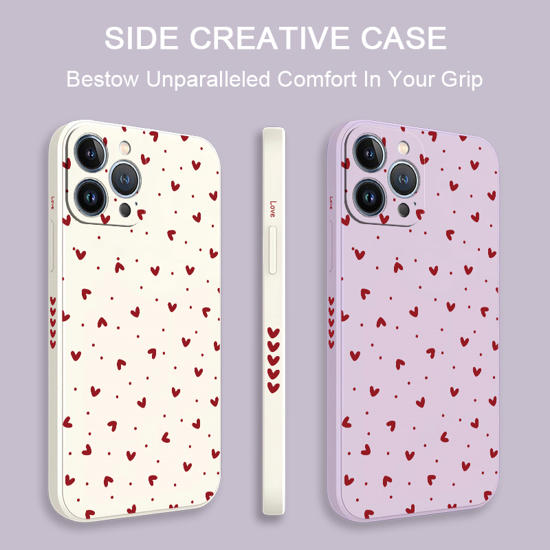 Love Heart Print Phone Case Fo - đánh giá và giá Phone Cases For Iphone 16