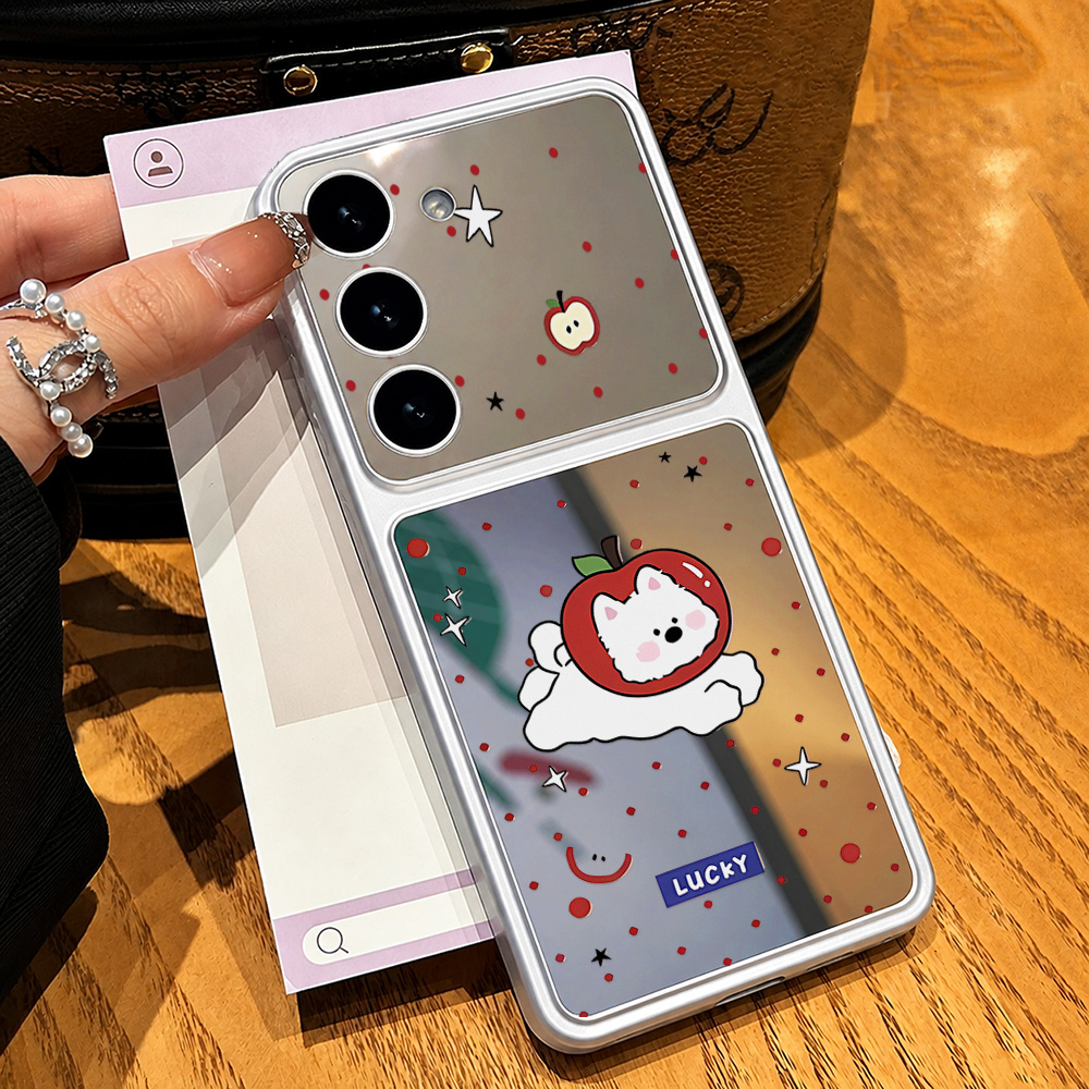 Make Up Mirror Cute Dog Phone  - đánh giá và giá Phone Cases Galaxy A16 5G