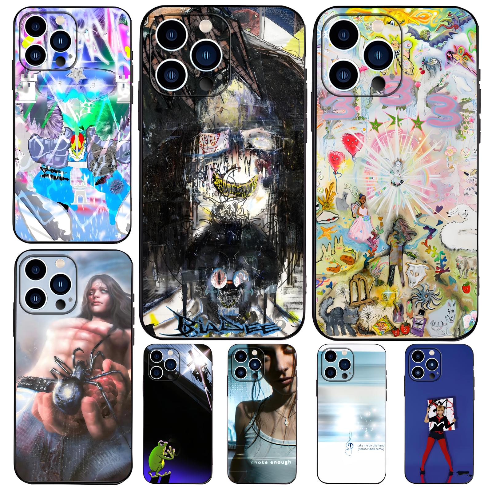 Music Albums B-Bladee 333  Pho - đánh giá và giá Phone Cases For Iphone 16