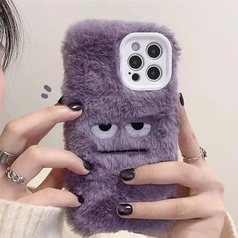 Cute Monster Plush Fluffy Phon - đánh giá và giá Phone Cases For Iphone 16