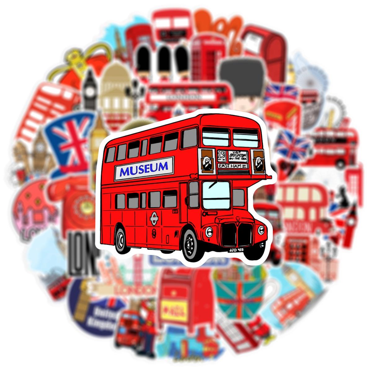 50Pcs British Style London Gra - đánh giá và giá Phone Cases London
